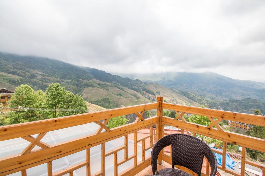 Longji Rice Terraces Green View Guesthouse 룽성 외부 사진