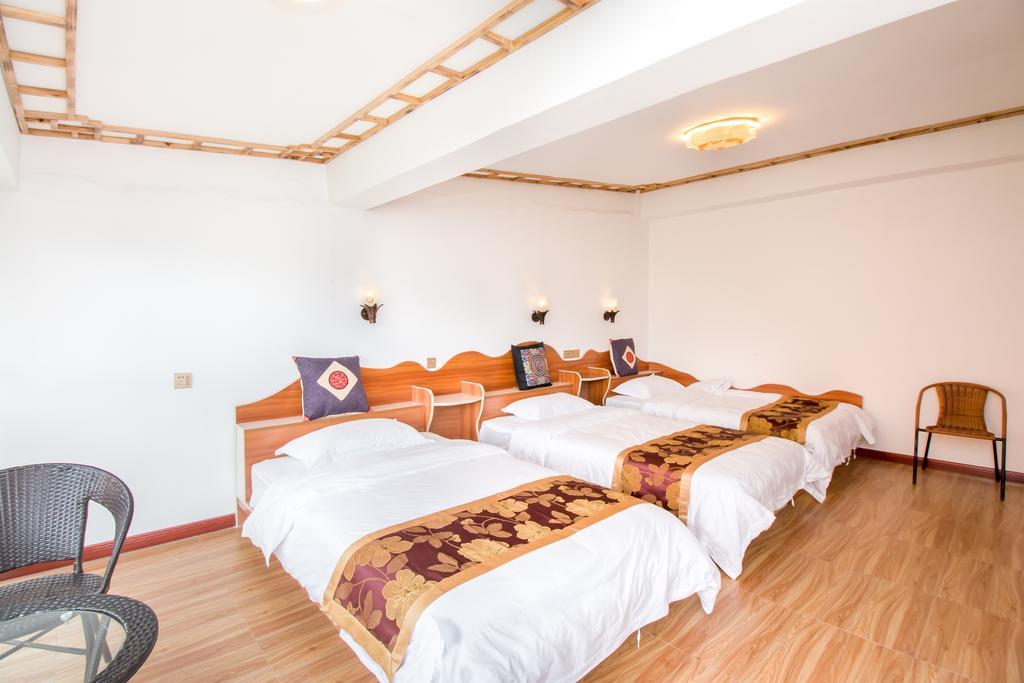 Longji Rice Terraces Green View Guesthouse 룽성 외부 사진