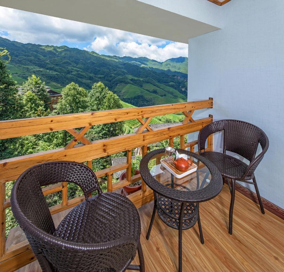 Longji Rice Terraces Green View Guesthouse 룽성 외부 사진