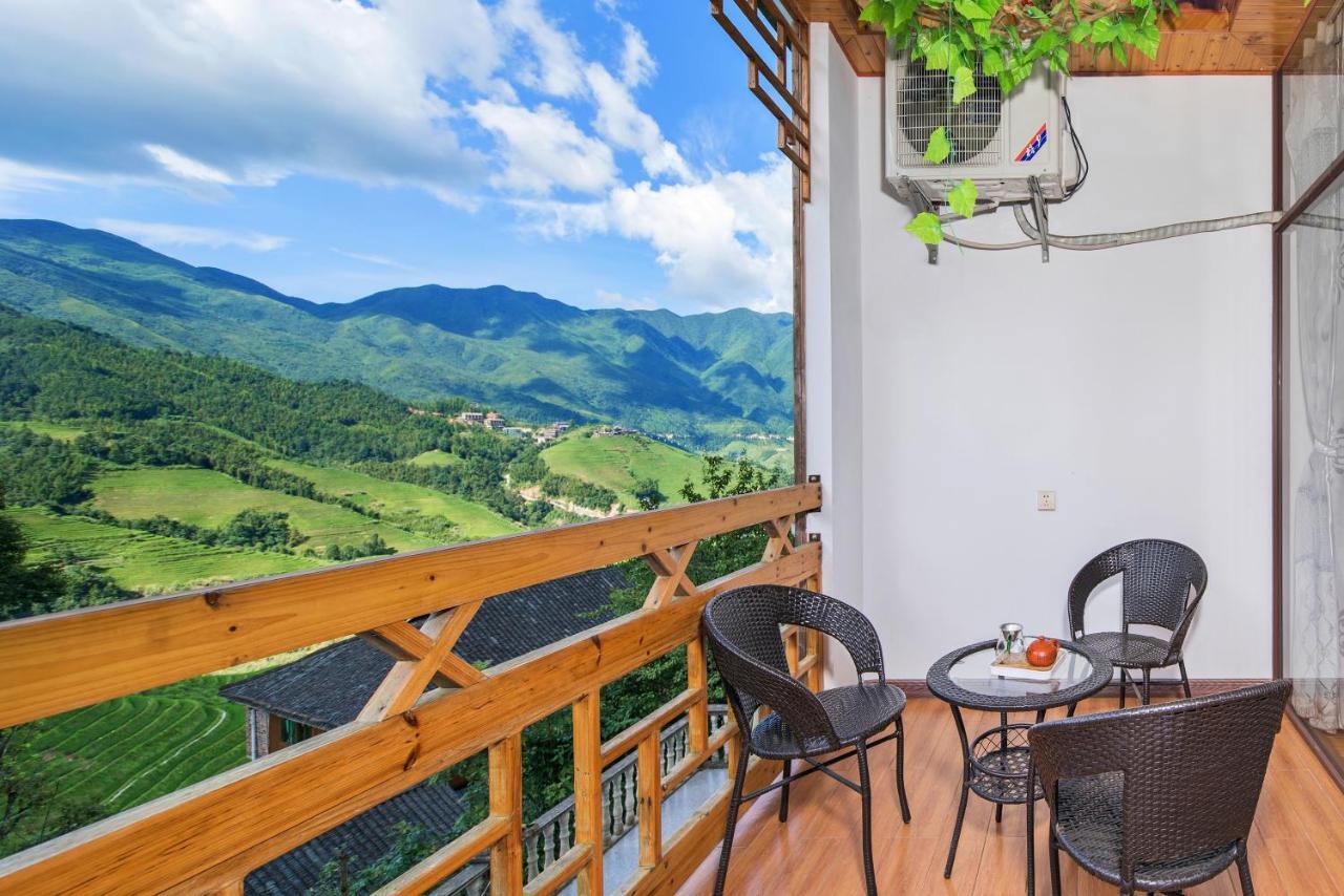 Longji Rice Terraces Green View Guesthouse 룽성 외부 사진