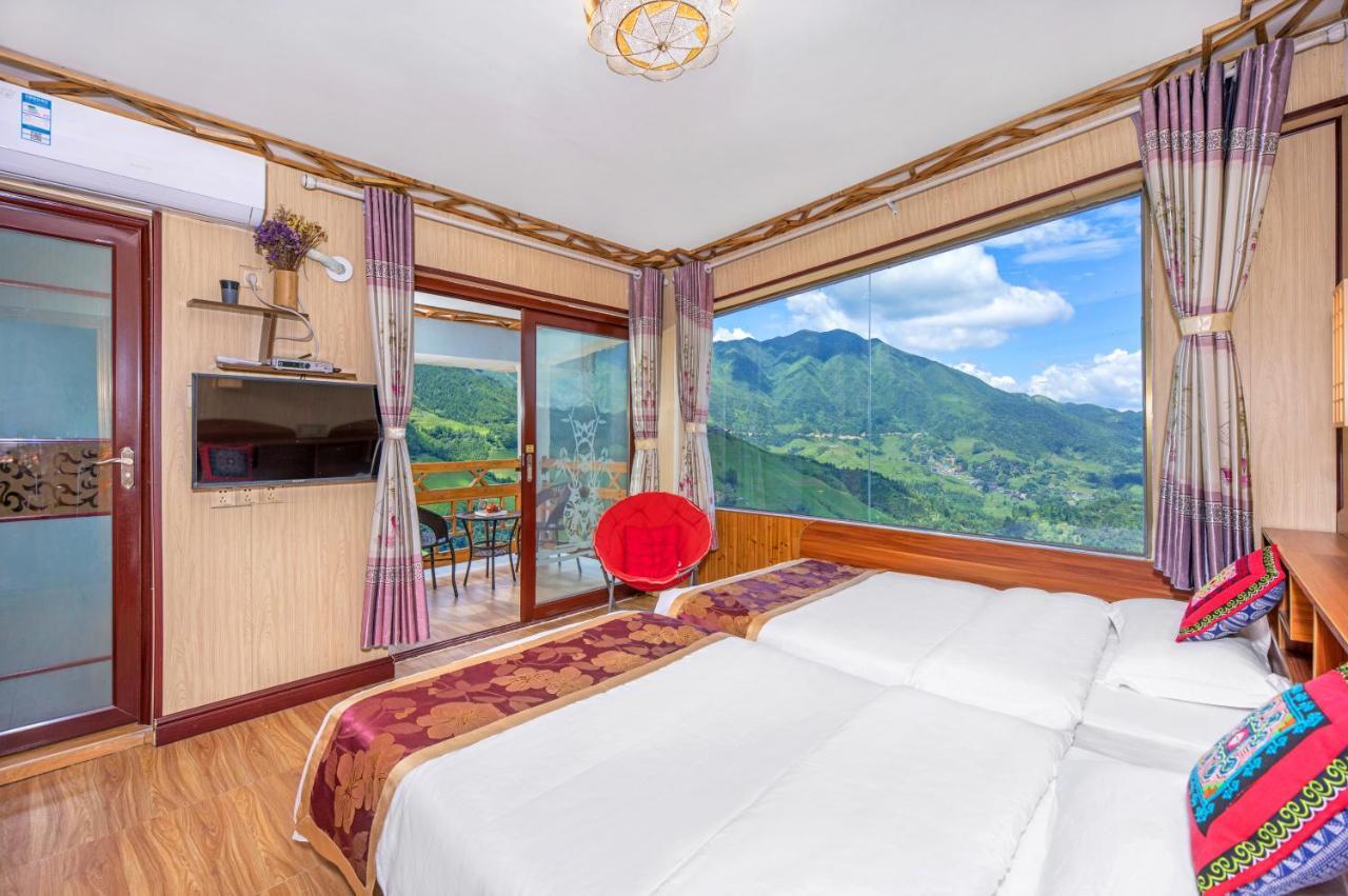 Longji Rice Terraces Green View Guesthouse 룽성 외부 사진