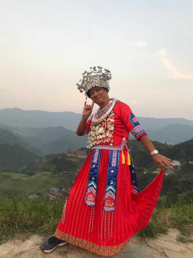Longji Rice Terraces Green View Guesthouse 룽성 외부 사진