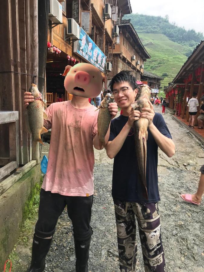 Longji Rice Terraces Green View Guesthouse 룽성 외부 사진